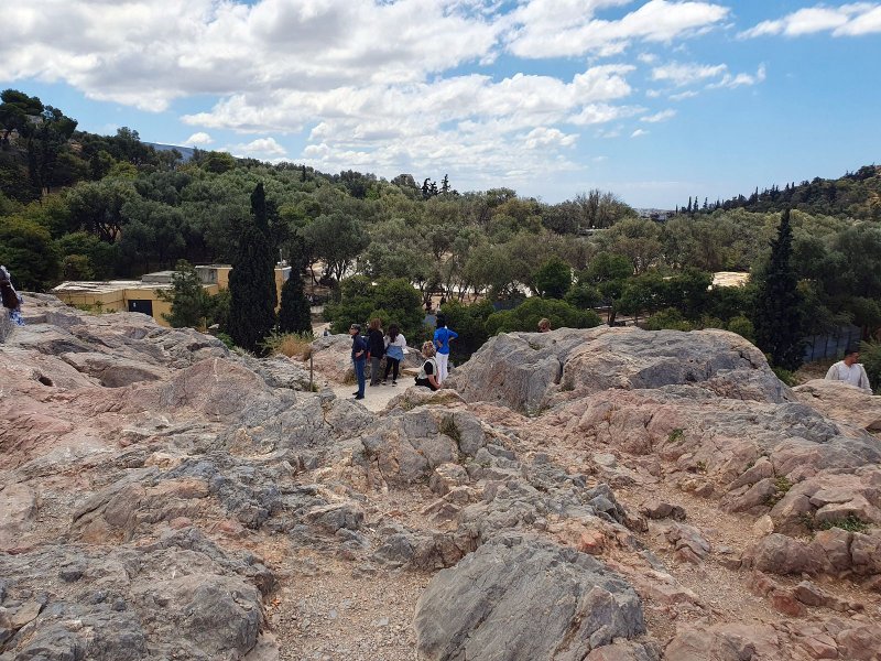 Athen Stadt von oben Akropolis